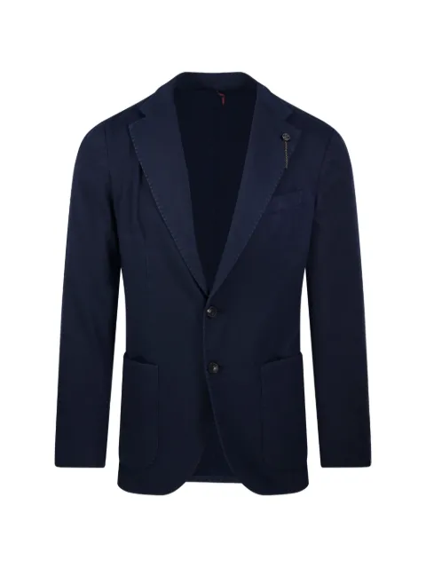 Santaniello single-breasted blazer Blue DSE1025GL797MFITBT29
