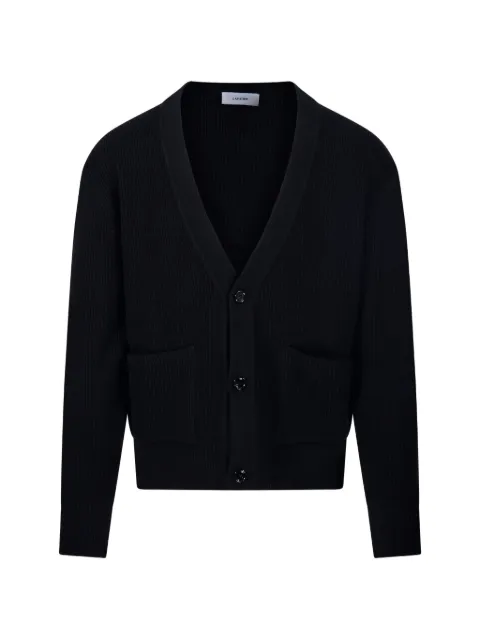 Lardini buttoned V-neck cardigan Black PALMML417PA66016