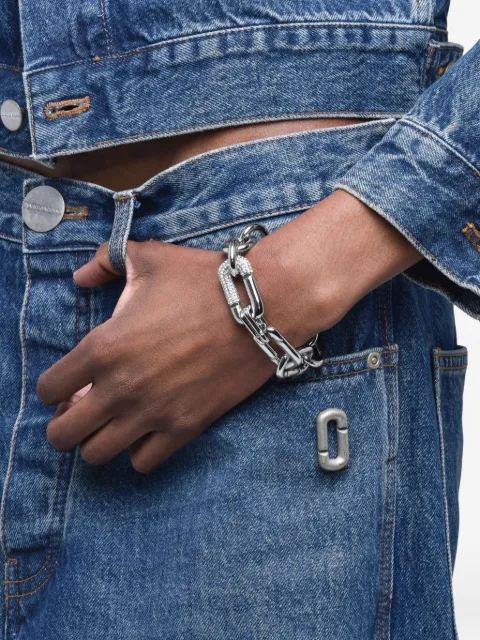 Marc Jacobs The Pop J Marc pavé bracelet Silver 2P6JBR001J76059