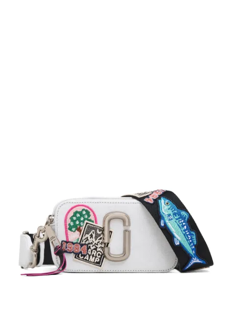 Marc Jacobs The Camp Snapshot patchwork shoulder bag Blue 2P6HCR003H02474