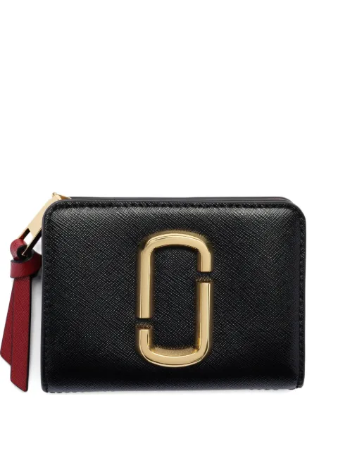 Marc Jacobs The Snapshot Mini logo-plaque wallet Black 2P6SMP021S01002