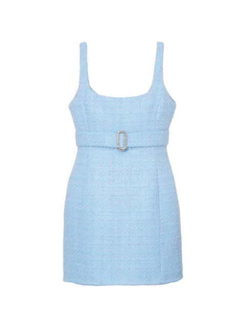 Marc Jacobs belted tweed dress Blue 2P6RDR028W13451