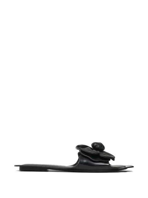 Marc Jacobs Daisy scalloped-edge sandals Black 2P6FFS001F29001