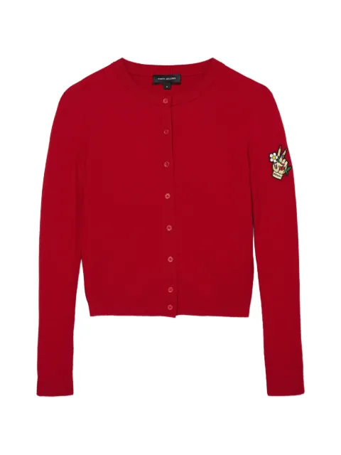Marc Jacobs Tattoo-appliqué cardigan Red 2P6RTP004K07600