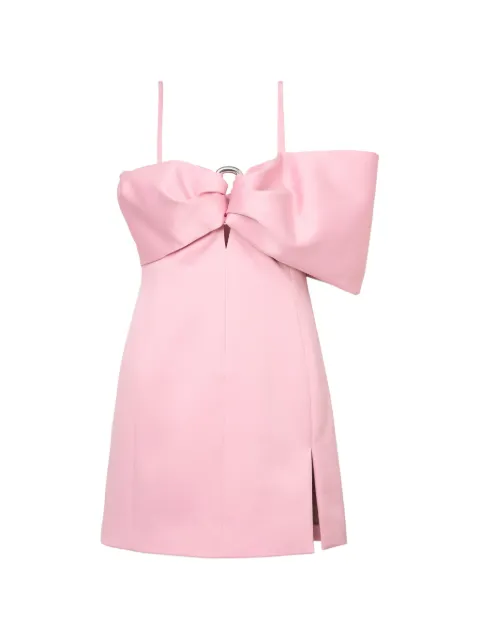 Marc Jacobs bow-embellished mini dress Pink 2P6RDR036W09669