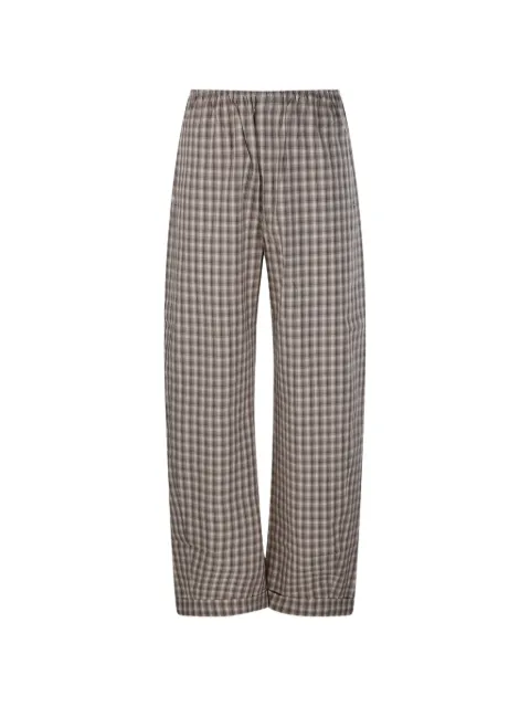 Nanushka Yayoi check trousers Neutrals NW26PSPA11972