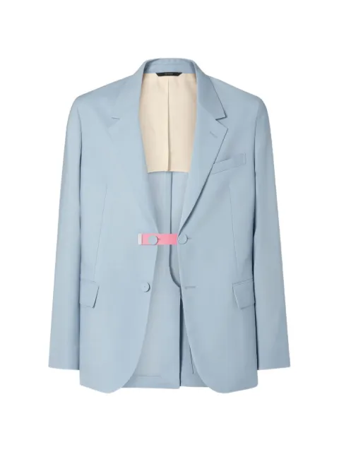 FENDI button-fastening blazer Blue FJ0987AYU7