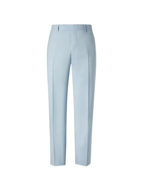 FENDI pleated tailored trousers Blue FB1108AYU7