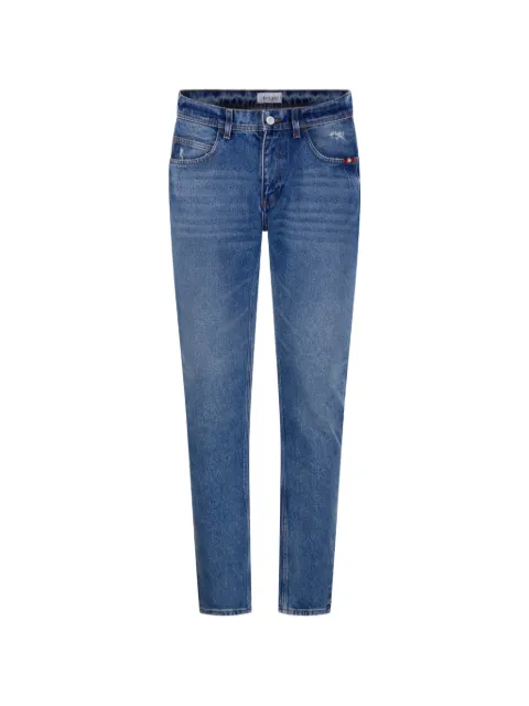 AMISH distressed-details skinny jeans Blue AMU138D4351987