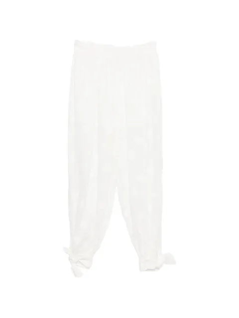 ZIMMERMANN Solstice polka-dot trousers Neutrals 8352PSS265