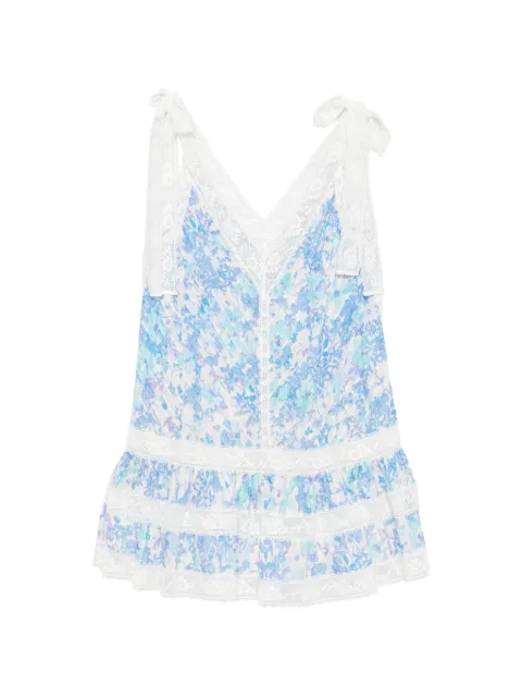 ZIMMERMANN Solstice floral-print mini dress Blue 8421DSS265