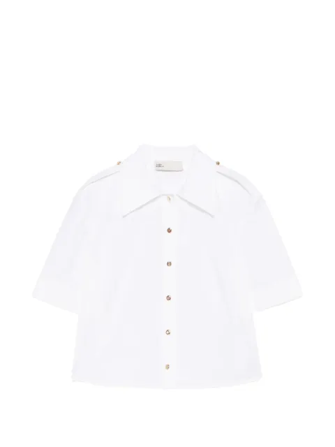 Tory Burch poplin camp shirt White 186648