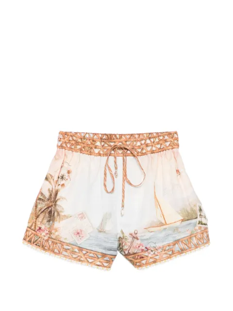 ZIMMERMANN Mahon shorts Neutrals 8143ASS263