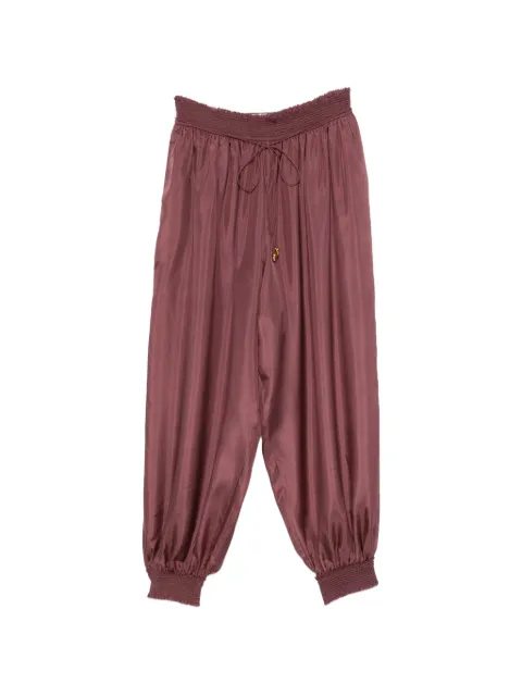 ZIMMERMANN Aster elasticated-waistband trousers Purple 7738PSS261
