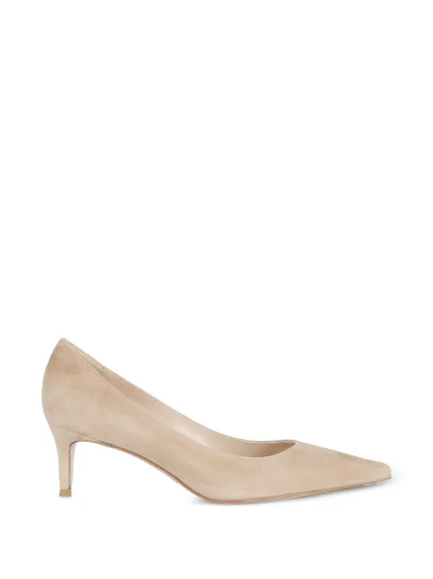 Roberto Festa pointed-toe suede pumps Neutrals CERERE098
