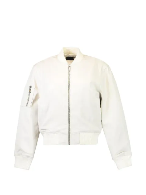 Sprwmn zip-up bomber jacket Neutrals JAC045LSHEL
