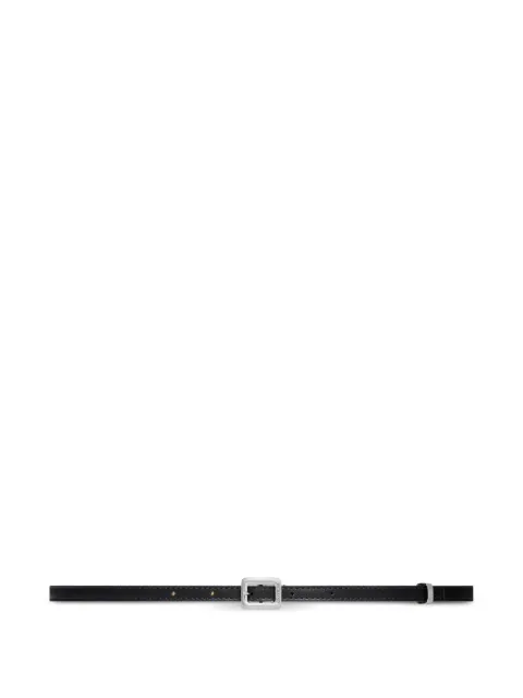 Courrèges buckled leather belt Black 226ACE027CR0065