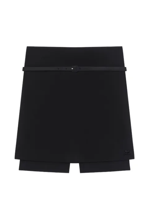 Courrèges belted skorts Black 226JJU359JS0219