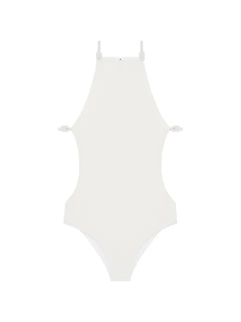 Courrèges cut-out swimsuit White 226JMB057PA0043