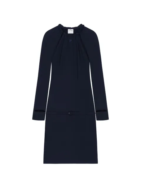 Courrèges cut-out jersey dress Blue 226JRO876JS0145