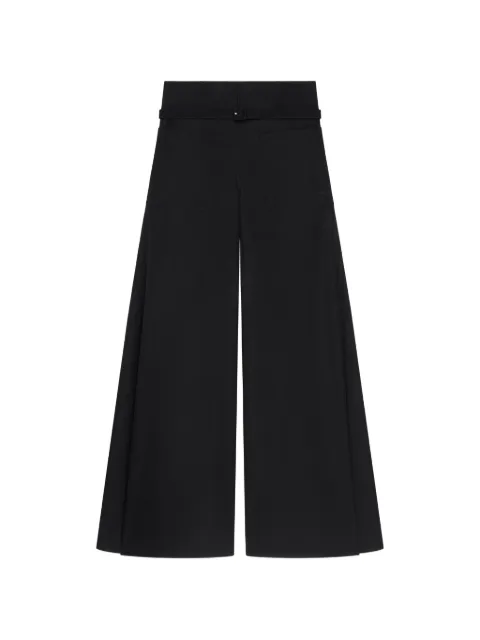 Courrèges cotton palazzo trousers Black 226CPA702CO0134