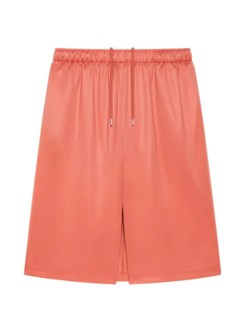 Courrèges back-panel shorts Orange 226JSH088JS0195