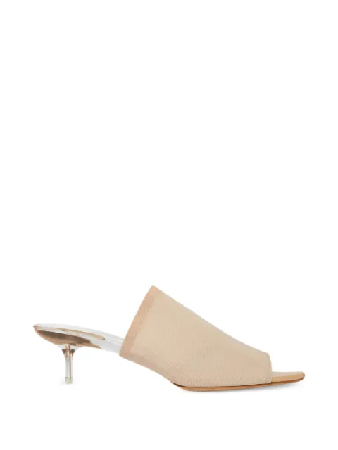 Courrèges square-toe sandals Neutrals 226SSD062PA0164