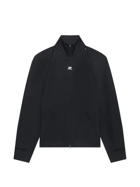 Courrèges logo-detail sweatshirt Black 226JVE167JS0195