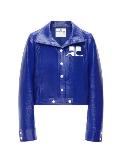 Courrèges button-up jacket Blue 223CBL005VY0014