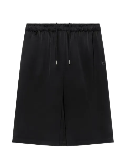 Courrèges back-panel shorts Black 226JSH088JS0195