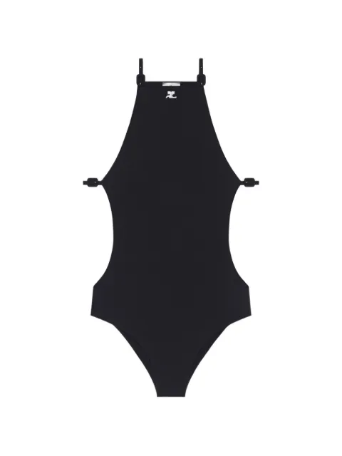 Courrèges cut-out swimsuit Black 226JMB057PA0043