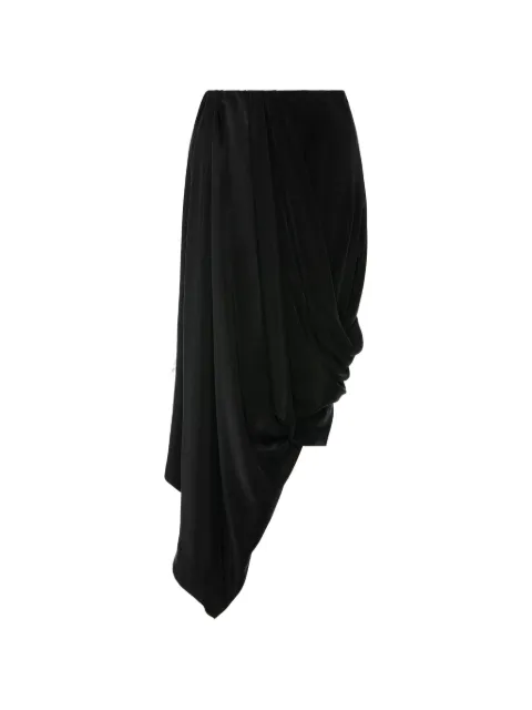 Maison Margiela draped midi skirt Black S29ME0043M35901