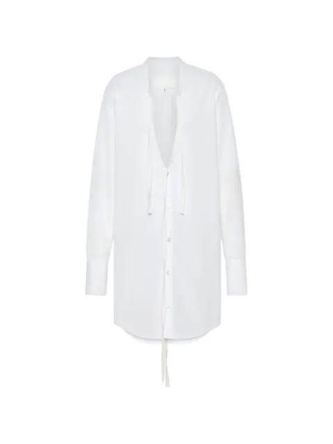 Maison Margiela V-neck shirt dress White S29DD0068S43001