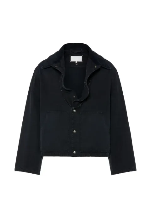Maison Margiela folded collar denim jacket Black S67AM0110M35907