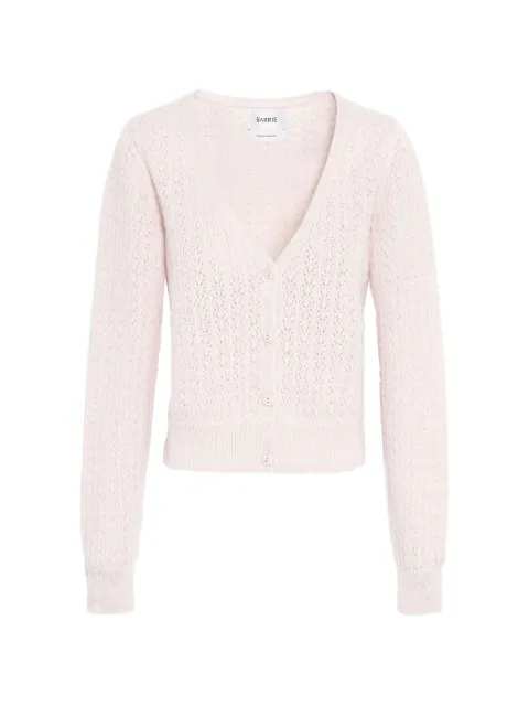 Barrie open-knit button cardigan Pink C244287747