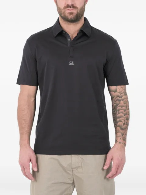 C.P. Company buttoned polo shirt Grey L116A
