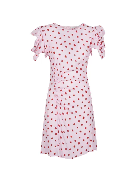 MAR DE MARGARITAS ruffled-sleeves dress Pink MMABW01542