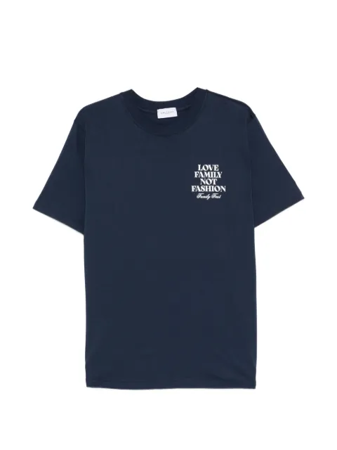 Family First short-sleeve lettering T-shirt Blue TS2602