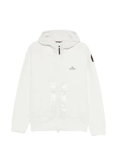 Parajumpers hooded zip jacket White 26SMPMFLRE03
