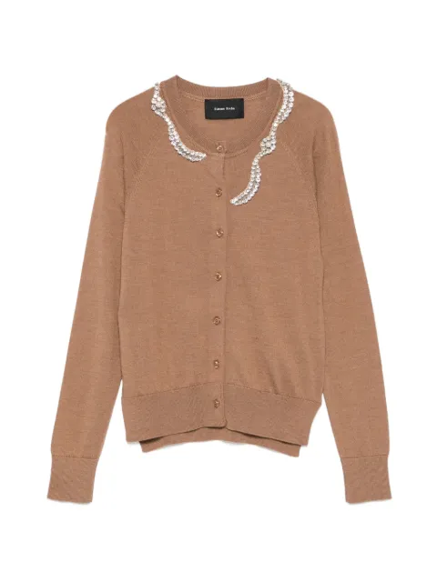 Simone Rocha embellished cardigan Brown KMK13WTB0647