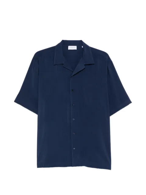 Family First revere-collar button-fastening shirt Blue SHS2600
