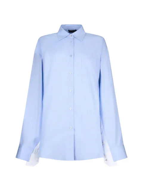 LIU JO double-layer shirt Blue CA6331T520AP9653