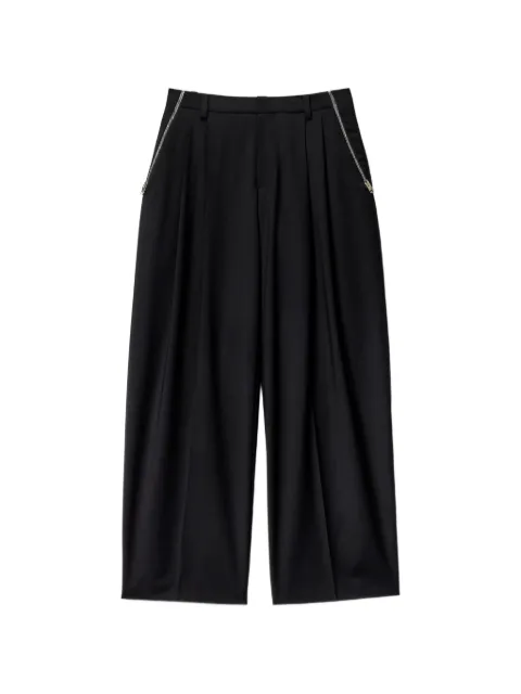 Alexander Wang Tropical wool tailored pants Black 1WC2264012