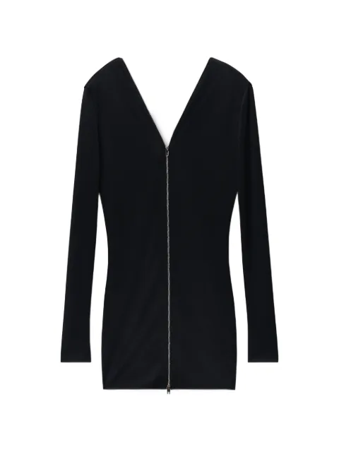Alexander Wang continuous zipper mini dress Black 1CC2266009