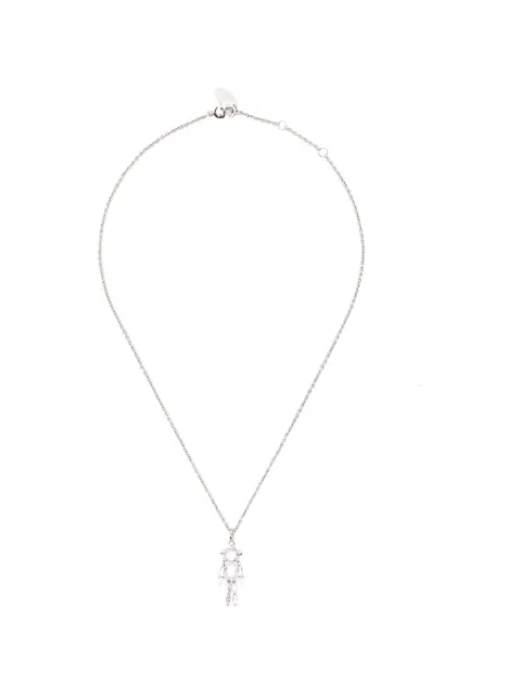 Vivienne Westwood Issa Pendant crystal-embellished necklace Silver 630203J402P102