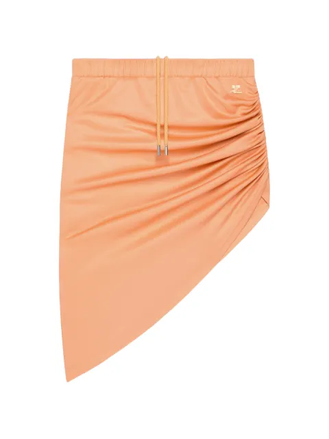 Courrèges twisted skirt Orange 226JJU371JS0195