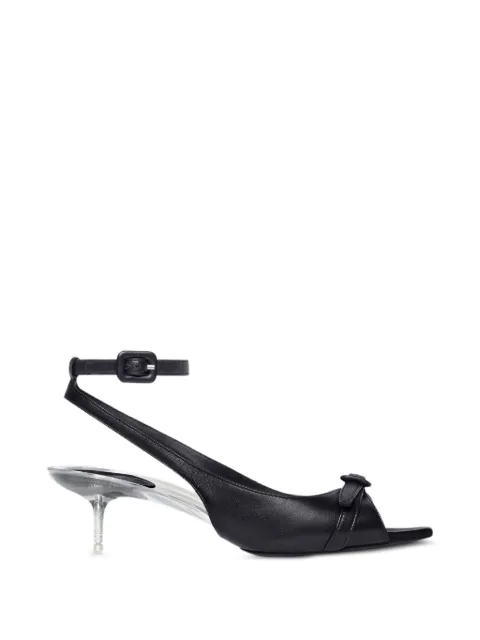 Courrèges buckle-detail sandals Black 226SSD065AG0044
