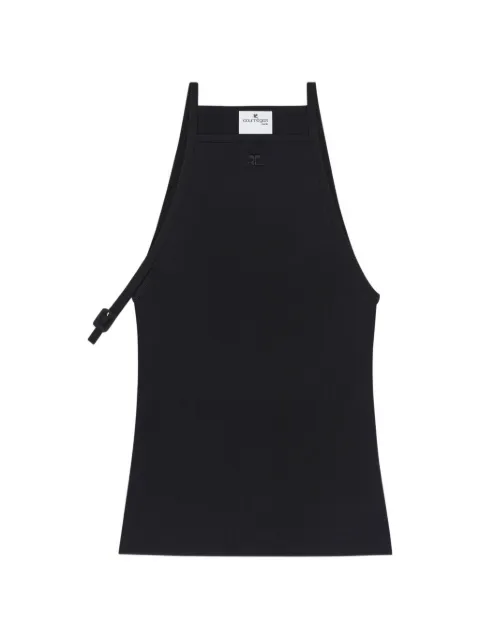 Courrèges buckle-detail top Black 226JDE164JS0285
