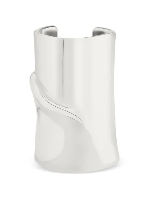 Courrèges melting-effect cuff bracelet Silver 226BBC030LA0001
