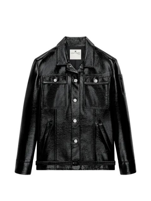 Courrèges belted jacket Black 226CBL351VY0014